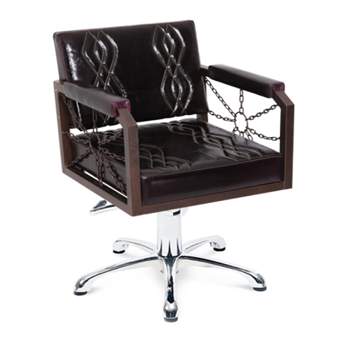 Scaun coafor profesional GV 1069 cu design industrial si pompa hidraulica - mobilier-aparatura-coafor.ro