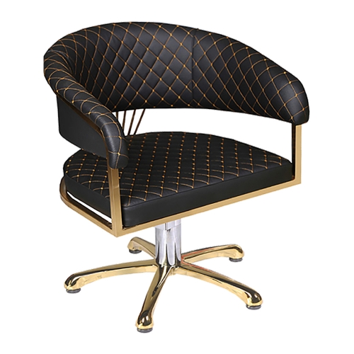 Scaun profesional coafor GV 1092 cu spatar capitonat si hidraulic