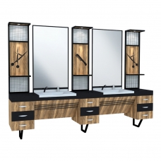 Mobilier Frizerie - Post de lucru frizerie dublu GV 505