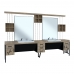 Unitate barbering dubla GV 513 cu etajere suspendate pe lanturi metalice de pe mobilier-aparatura-coafor.ro