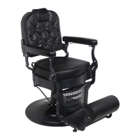 Scaun de Frizerie Barber Shop GV Neon Black / Silver / Gold / Rose